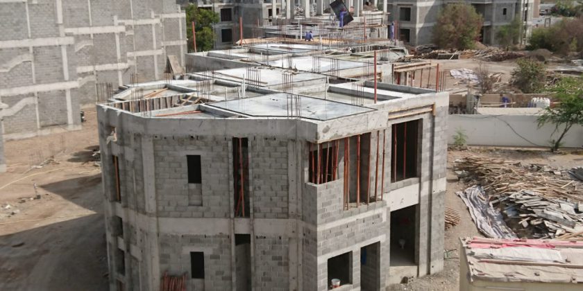 Actual Villa Construction